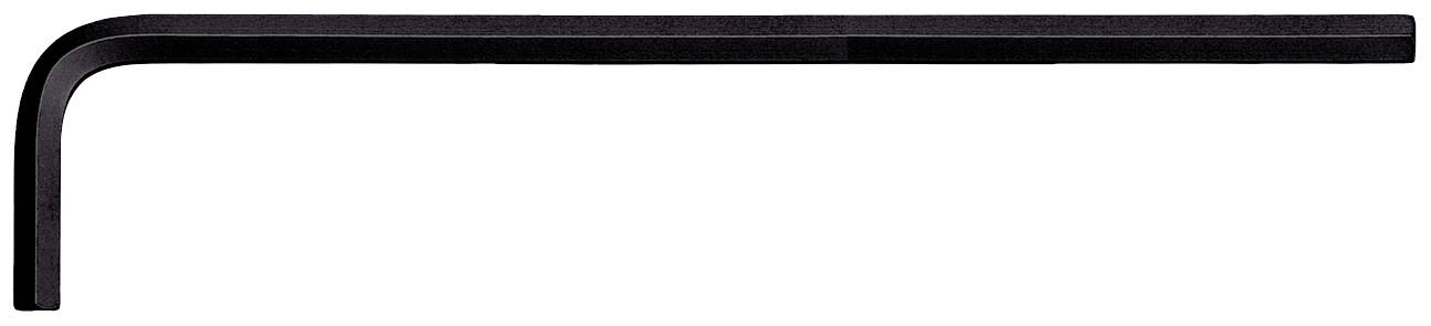 Ein schwarzer Inbusschlüssel in L-Form liegt horizontal.