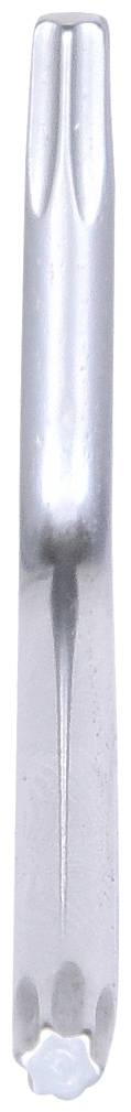 Ein metallischer, länglicher Stift mit einer kreuzförmigen Spitze; vermutlich ein Spezialwerkzeug für technische Anwendungen.