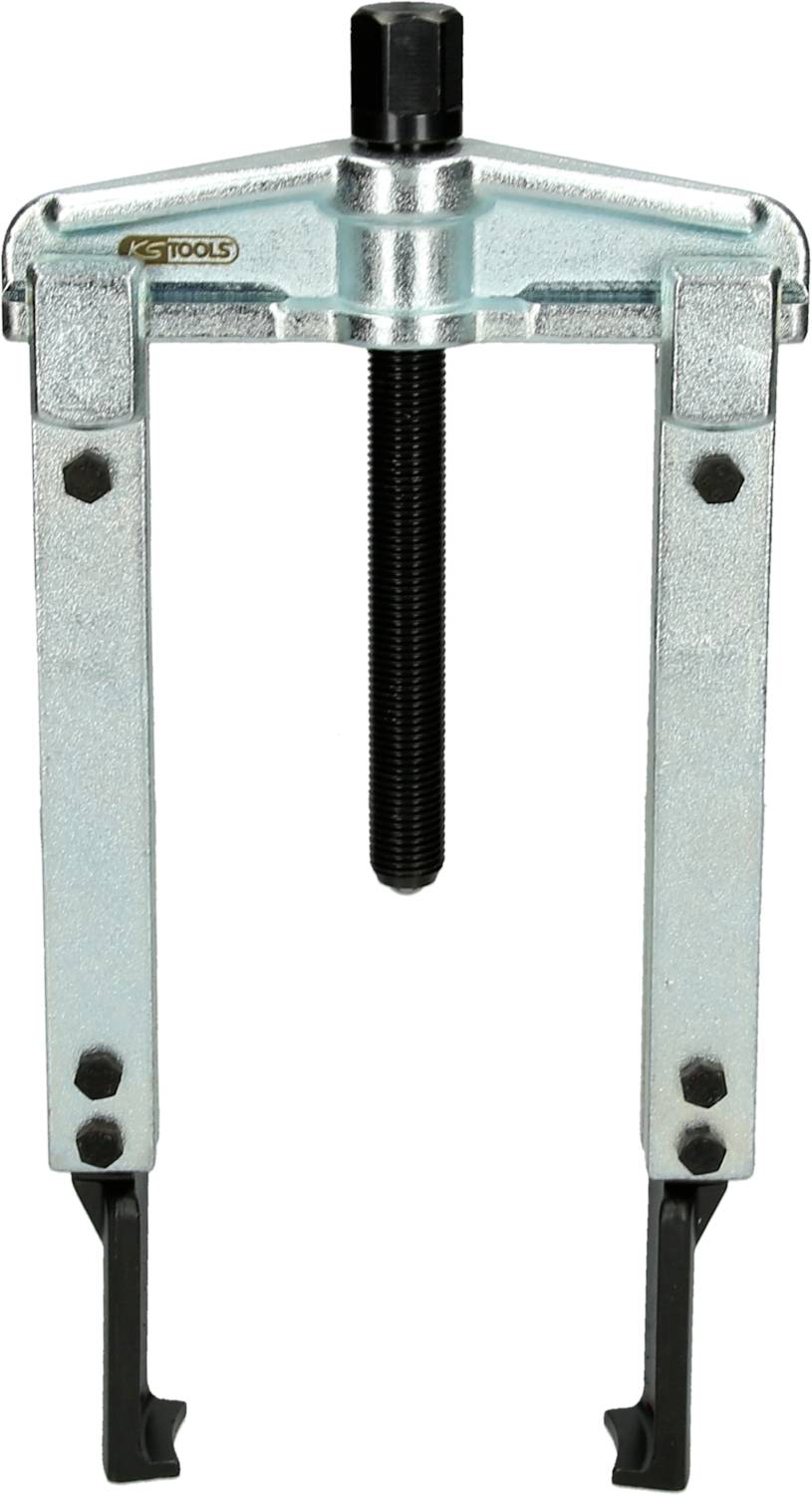 Zweibein-Abzieher aus Metall, zur Entfernung von Lagern, Riemenscheiben oder Zahnrädern.