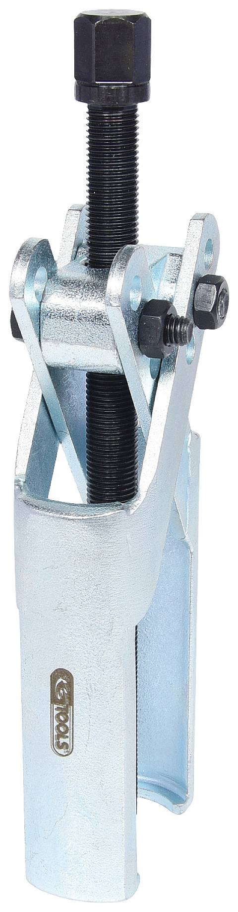 Abzieherwerkzeug aus Metall mit Schraubenmechanismus, geeignet zum Entfernen von festen Teilen wie Zahnrädern oder Lagern von Wellen.