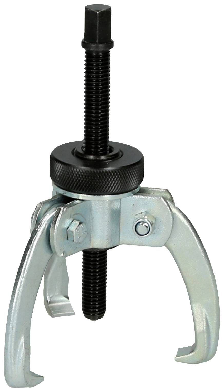 Dreibeiniger Abzieher aus Metall mit Schraubmechanismus. Verwendet zum Entfernen von Radlagern oder ähnlichen Teilen.