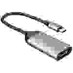 HYPER HD-H8K-GL USB-C® / HDMI Adapter [1x USB-C® Stecker - 1x HDMI-Buchse] Silber