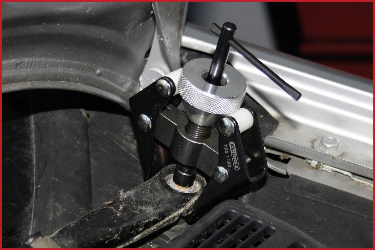 KS Tools 7001190 Batteriepol-Abzieher Spannbereich (Details) 15 mm Anzahl Haken 2