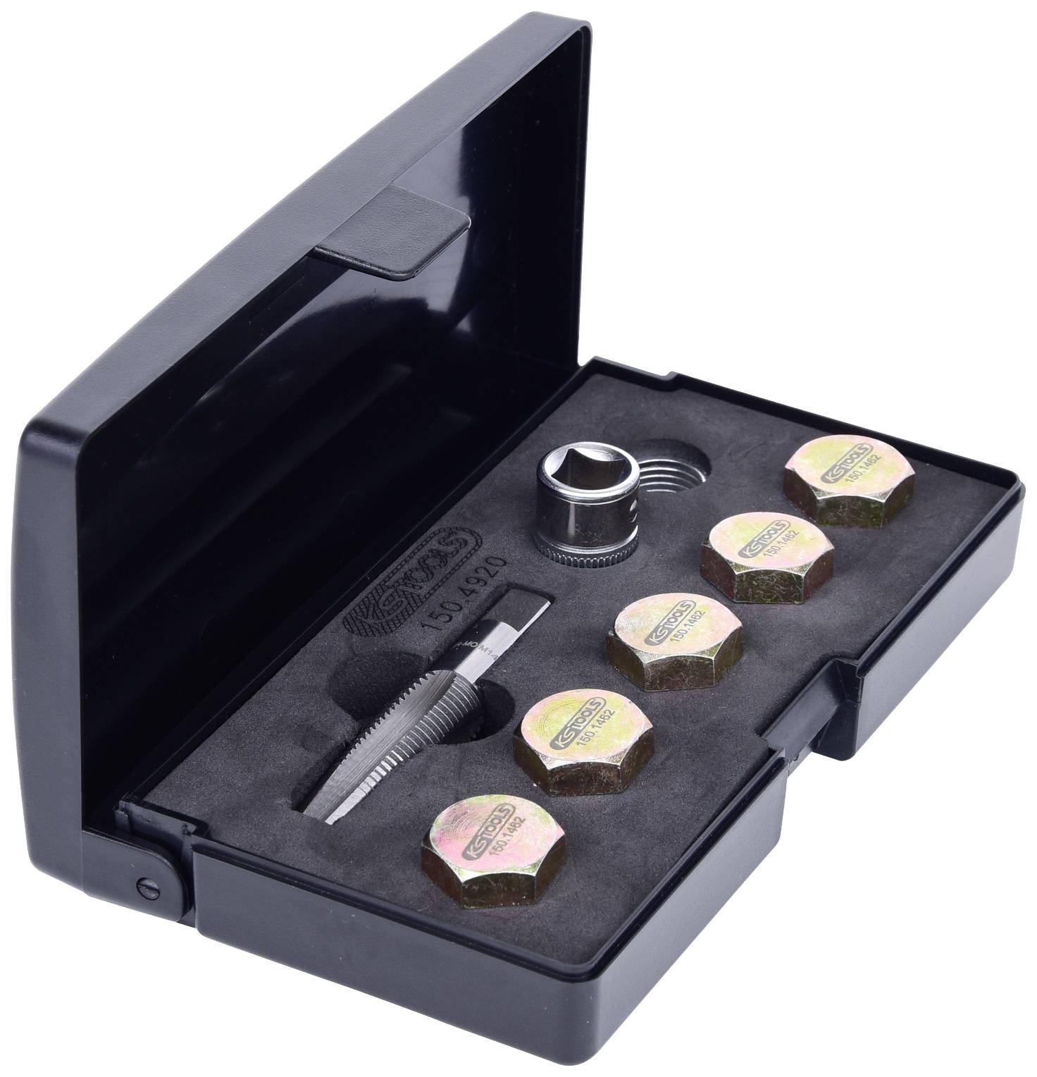 KS Tools 1504920 Ölablassschrauben-Gewindereparatur-Satz, 12-tlg M14 x 1,5