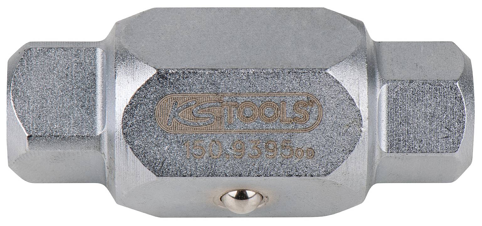 KS Tools 1509395 Stecknüsse für Ölablassschrauben, 6-kant 14mm+4-kant 13mm