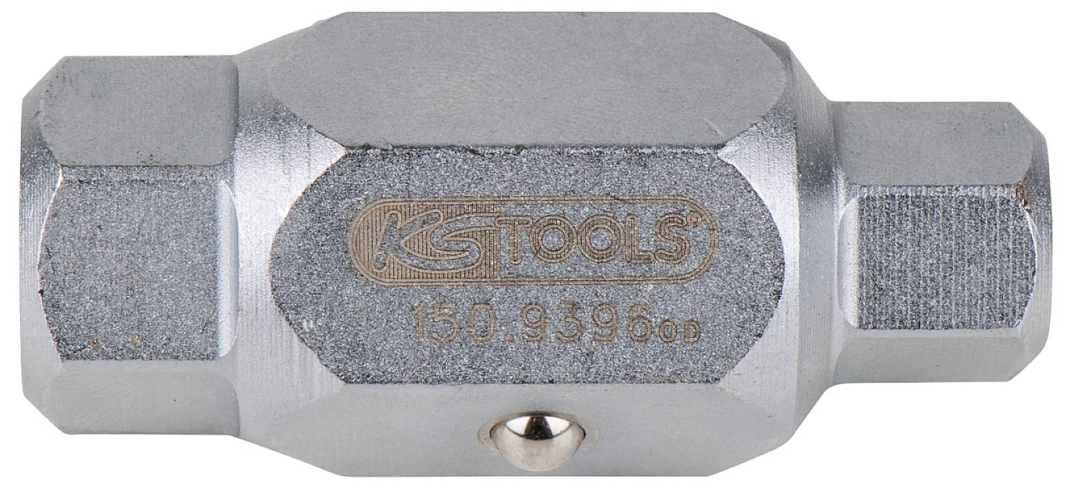 KS Tools 1509396 Stecknüsse für Ölablassschrauben, 6-kant, 17mmx1/2"