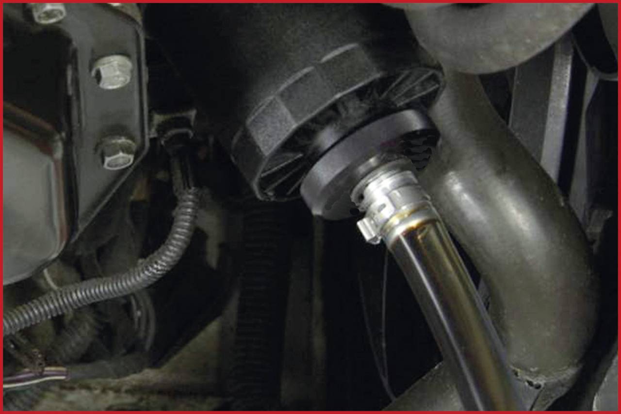 KS Tools 5501291 Ölablass-Adapterschlauch, VAG 1,8L und 2,0L Benzin-Fahrzeuge