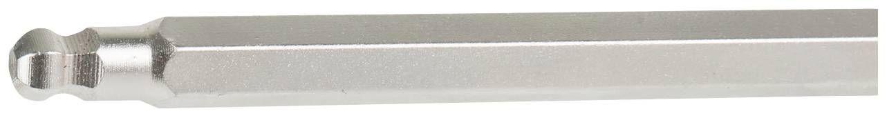 Ein silberner Sechskant-Bit-Aufsatz aus Metall, der für elektrische Schraubendreher und Bohrmaschinen verwendet wird.