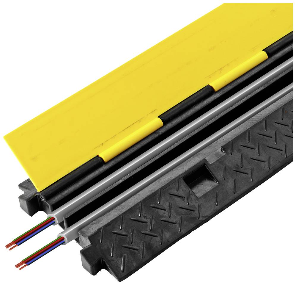 Vulcascot Kabelbrücke HD2 Schwarz/Gelb 1 m Inhalt: 1 St.