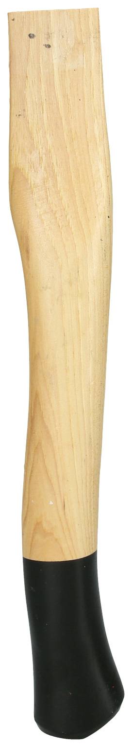 Holzgriff eines Werkzeugs mit schwarzem unteren Ende, geeignet für Hämmer oder Äxte.