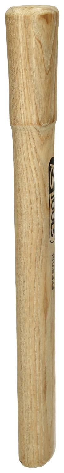 Ein hölzerner Stift mit glatter Oberfläche und einer Aufschrift an der Seite.