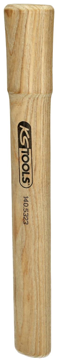 Holzhammerstiel mit Aufschrift 'KS Tools'. Der Stiel ist aus hellem Holz gefertigt und hat eine gerade, schmale Form.