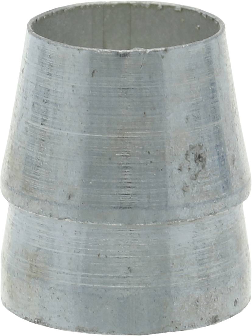 Metallhülse, zylindrische Form, möglicherweise Teil eines mechanischen oder industriellen Werkzeugs, silberne Farbgebung.