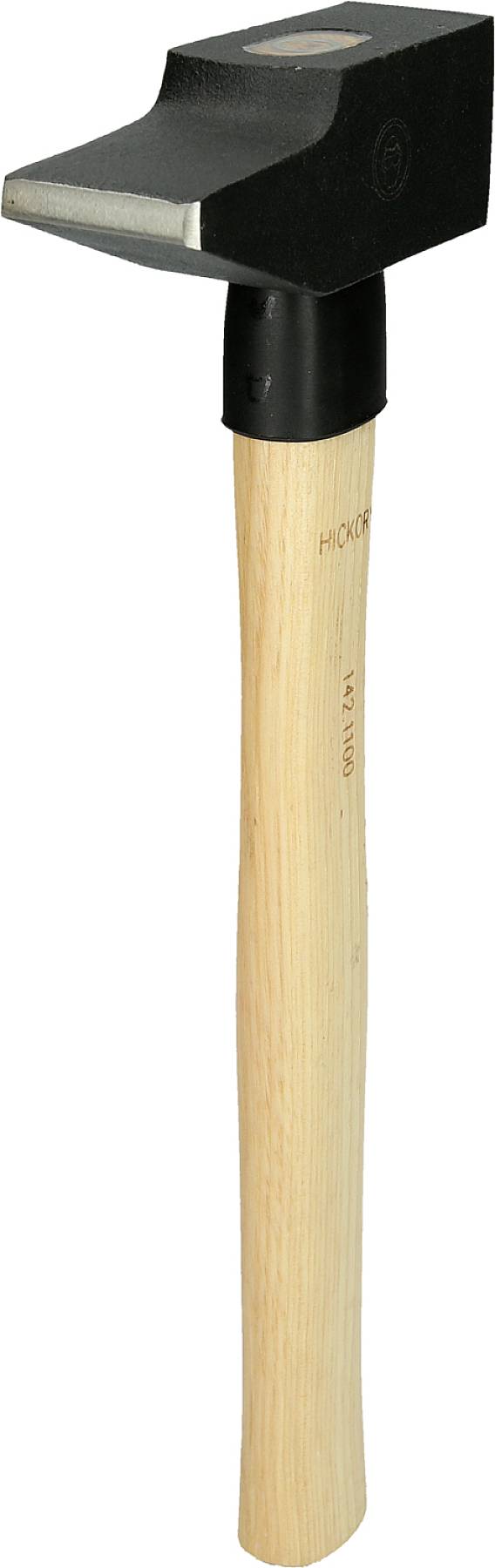 Schreinerhammer mit Holzgriff und rechteckigem Stahlkopf, seitlich dargestellt. Der Hammer wird häufig im Möbelbau eingesetzt.