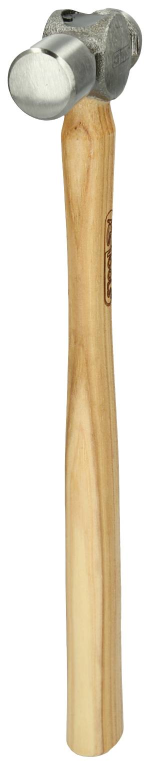 Hammer mit Holzgriff und Metallkopf, zum Nageln und Heimwerken geeignet.