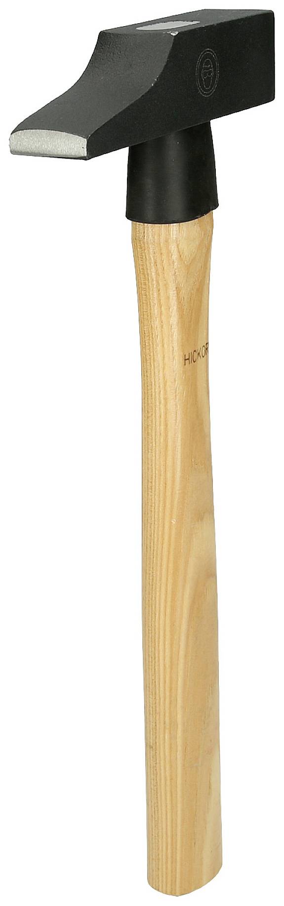 Hammer mit Holzgriff und Metallkopf; geeignet zum Bearbeiten oder Formen von Materialien in handwerklichen oder Bauprojekten.