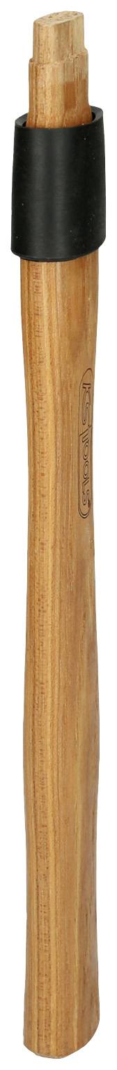 Ein hölzerner, länglicher Pistill mit einem schwarzen Griff. Wird in der Küche zum Zerstoßen von Zutaten verwendet.