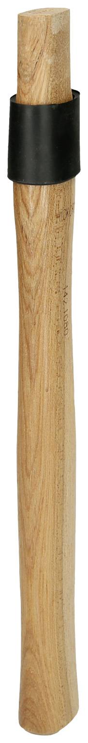 Ein hölzerner Baseballschläger mit einem schwarzen Band um das obere Ende.