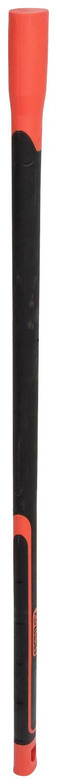 Ein langer, schlanker, schwarz-roter Steckschlüssel mit ergonomischem Griff, verwendet für mechanische Arbeiten und Reparaturen.