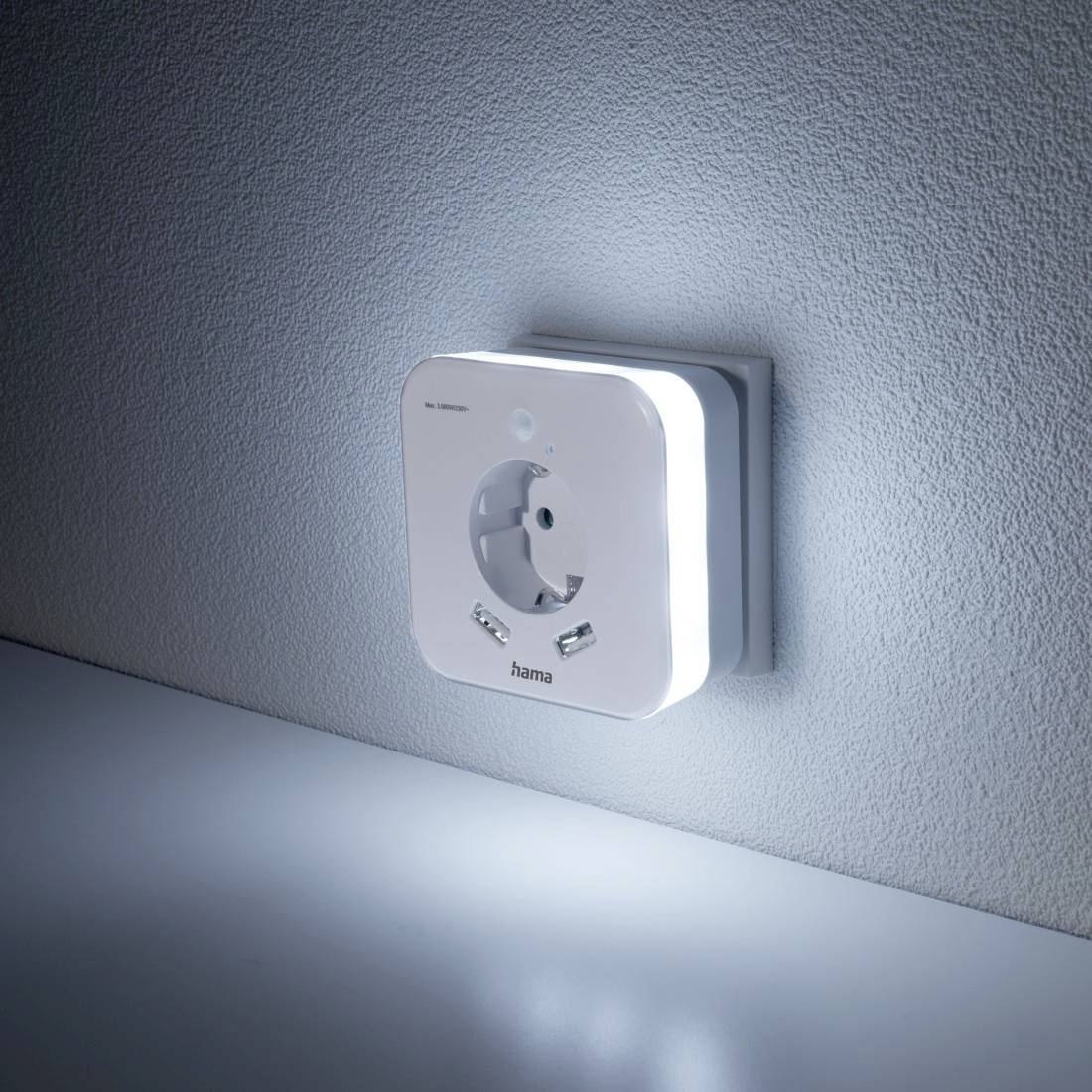 Hama 00223498 LED-Nachtlicht mit Bewegungsmelder LED Tageslichtweiß Weiß