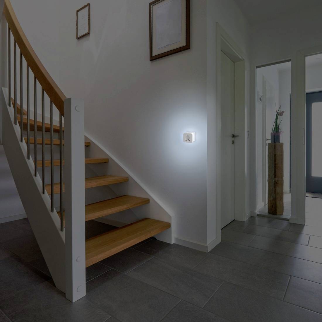 Hama 00223498 LED-Nachtlicht mit Bewegungsmelder LED Tageslichtweiß Weiß