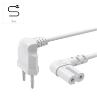 Hama 00223285 Strom Netzkabel Weiß 5m Hama 00223285 Strom Netzkabel Weiß 5m