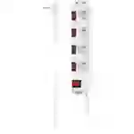 Hama 00223121 Steckdosenleiste mit Schalter Weiß Schutzkontakt 1St. Hama 00223121 Steckdosenleiste mit Schalter Weiß Schutzkontakt 1St.