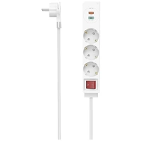 Hama 00223185 Steckdosenleiste mit Schalter Weiß Schutzkontakt 1St. Hama 00223185 Steckdosenleiste mit Schalter Weiß Schutzkontakt 1St.