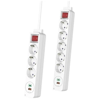 Hama 00223185 Steckdosenleiste mit Schalter Weiß Schutzkontakt 1St. Hama 00223185 Steckdosenleiste mit Schalter Weiß Schutzkontakt 1St.