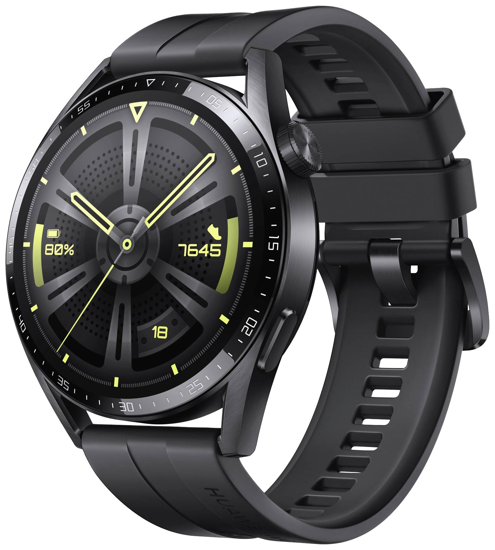 HUAWEI Watch GT3 Smartwatch Uni Schwarz