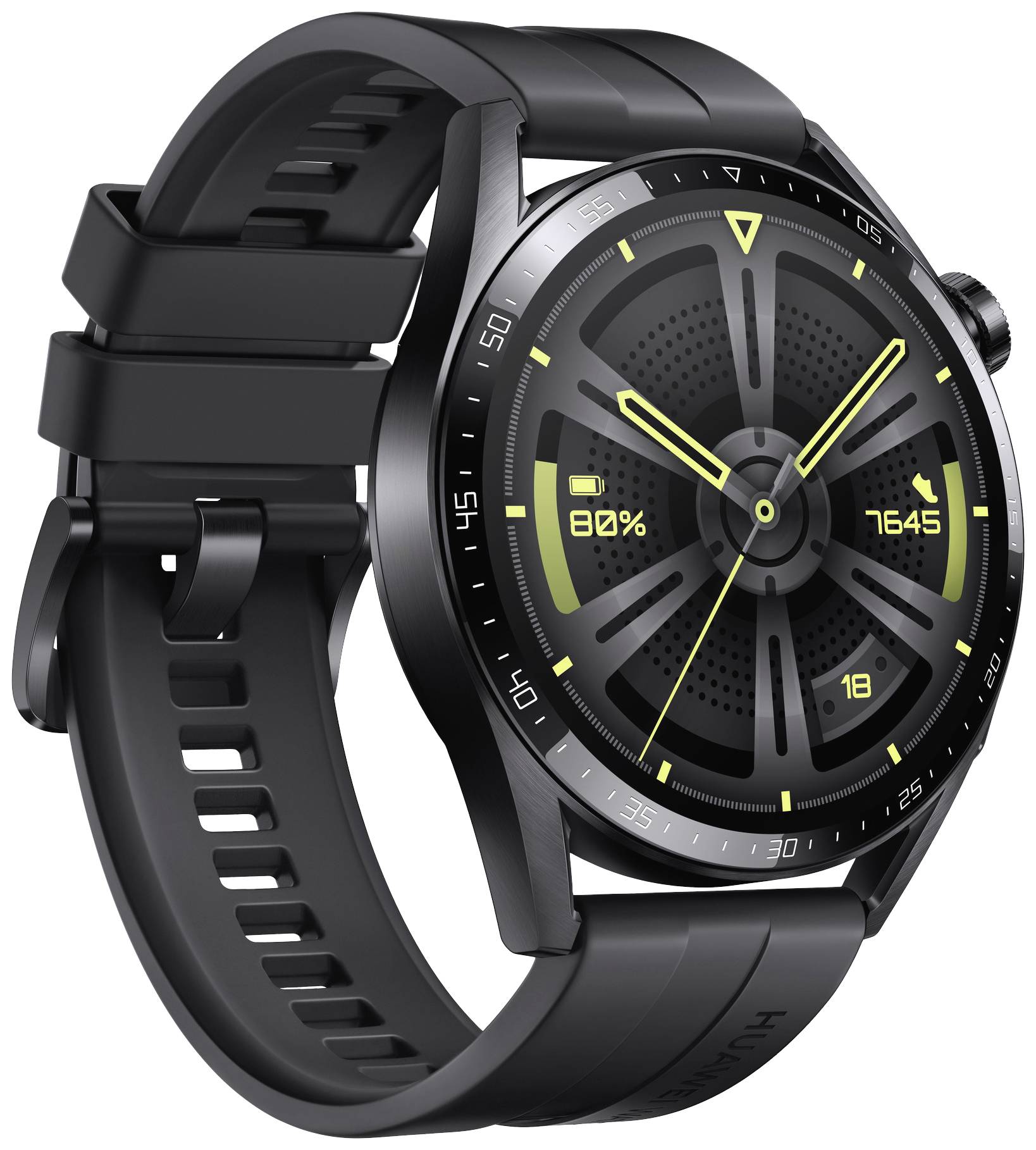 HUAWEI Watch GT3 Smartwatch Uni Schwarz