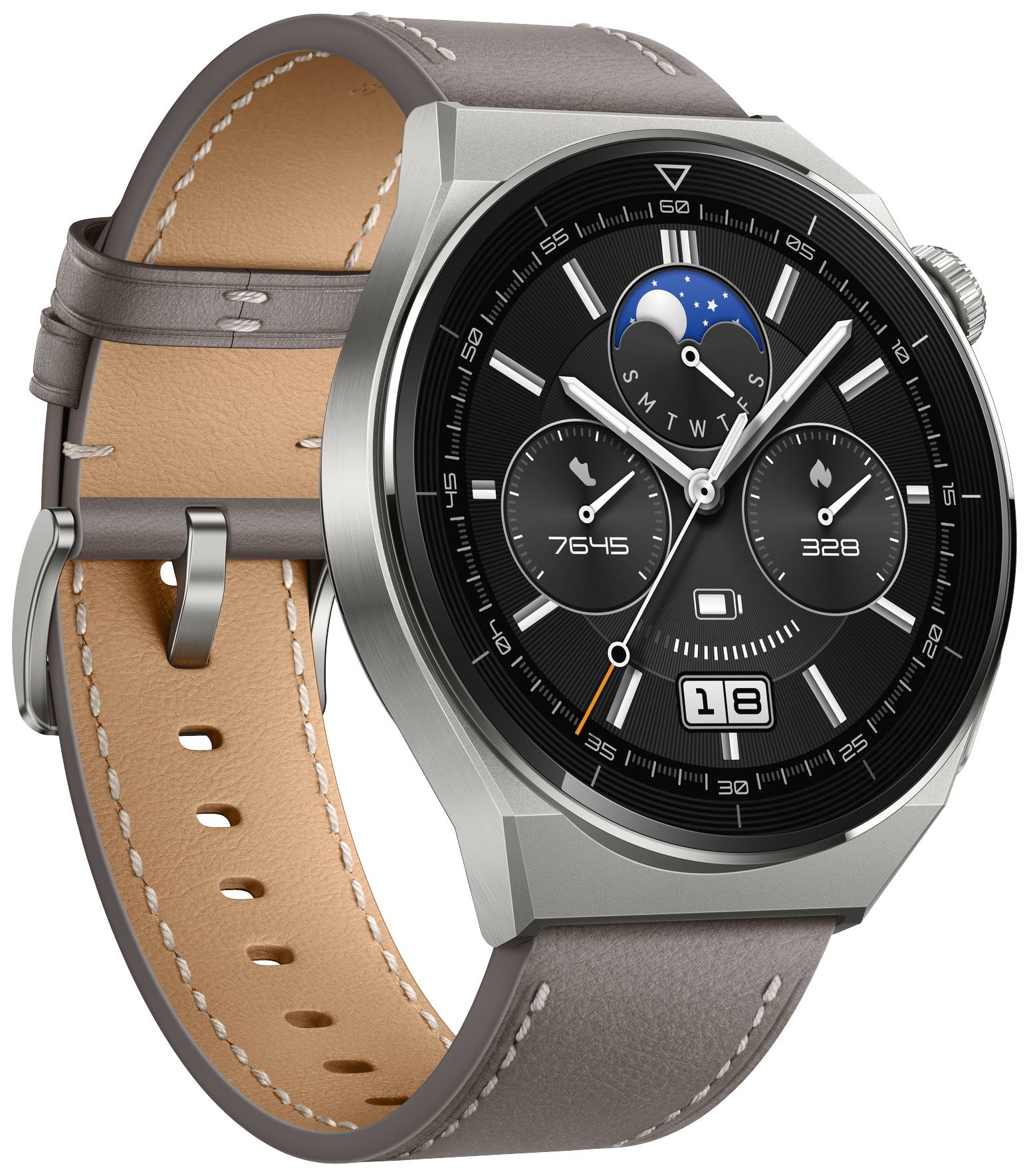 HUAWEI Watch GT3 Pro Smartwatch 46mm Uni Grau