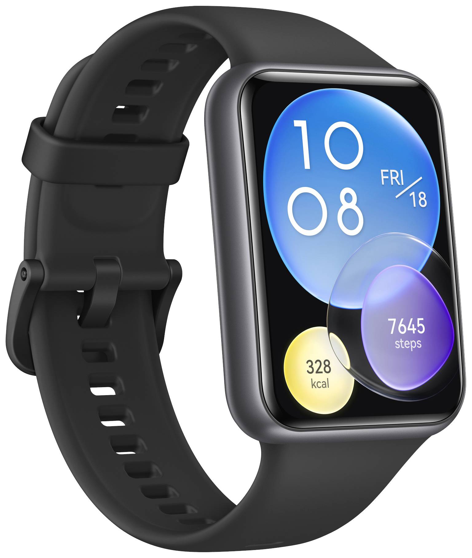 HUAWEI Watch Fit 2 Active Fitness-Tracker 44mm Uni Midnight Black