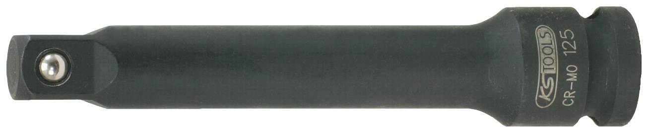 Ein schwarzer Verlängerungsadapter mit der Aufschrift 'KS Tools CR-MO 125', geeignet für den Einsatz mit Steckschlüsseln.