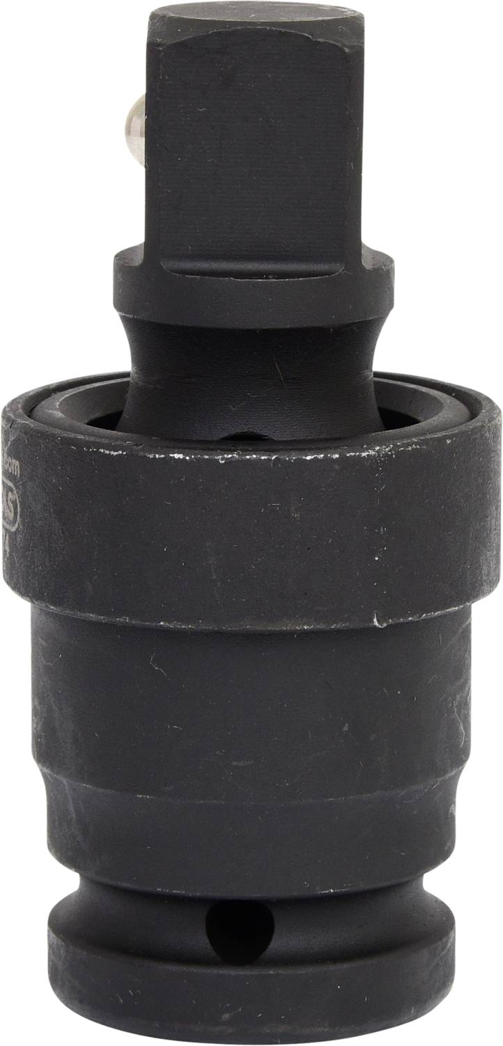 Ein schwarzer Steckschlüsseladapter aus Metall.