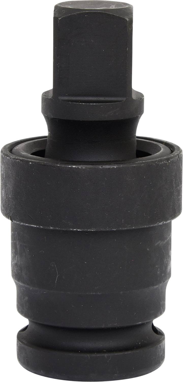 Ein schwarzer Steckschlüsseladapter, geeignet zum Verbinden unterschiedlicher Steckschlüsselgrößen mit einem Drehmomentschlüssel.