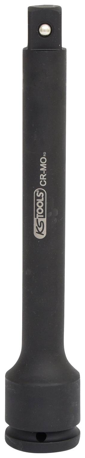 Eine schwarze Verlängerungsstange mit der Aufschrift 'KS Tools CR-Mo', geeignet für mechanische oder handwerkliche Anwendungen.