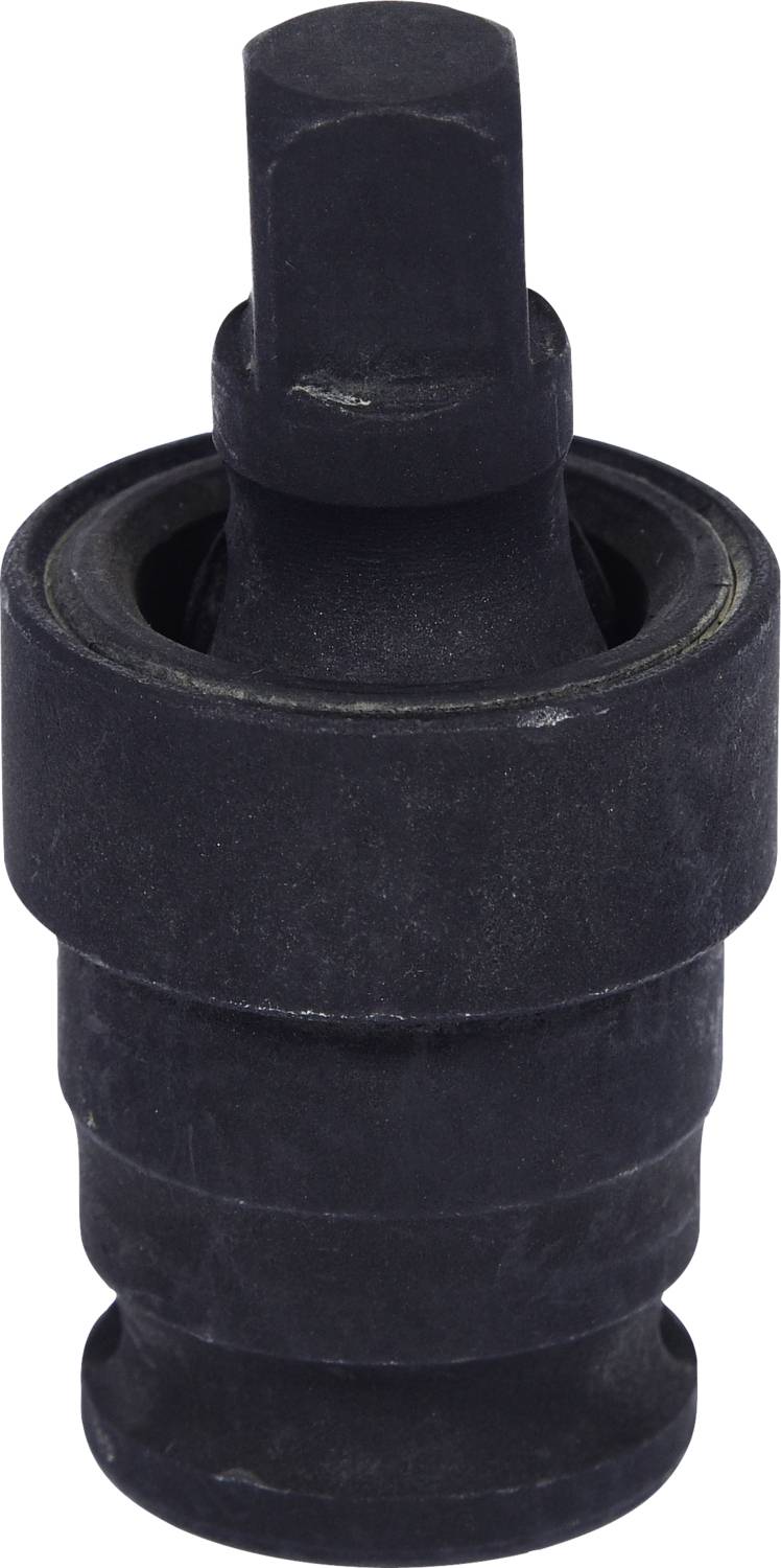 Schwarze, zylindrische Metallbuchse mit quadratischer Aufnahme, verwendet in mechanischen oder automobilen Anwendungen.