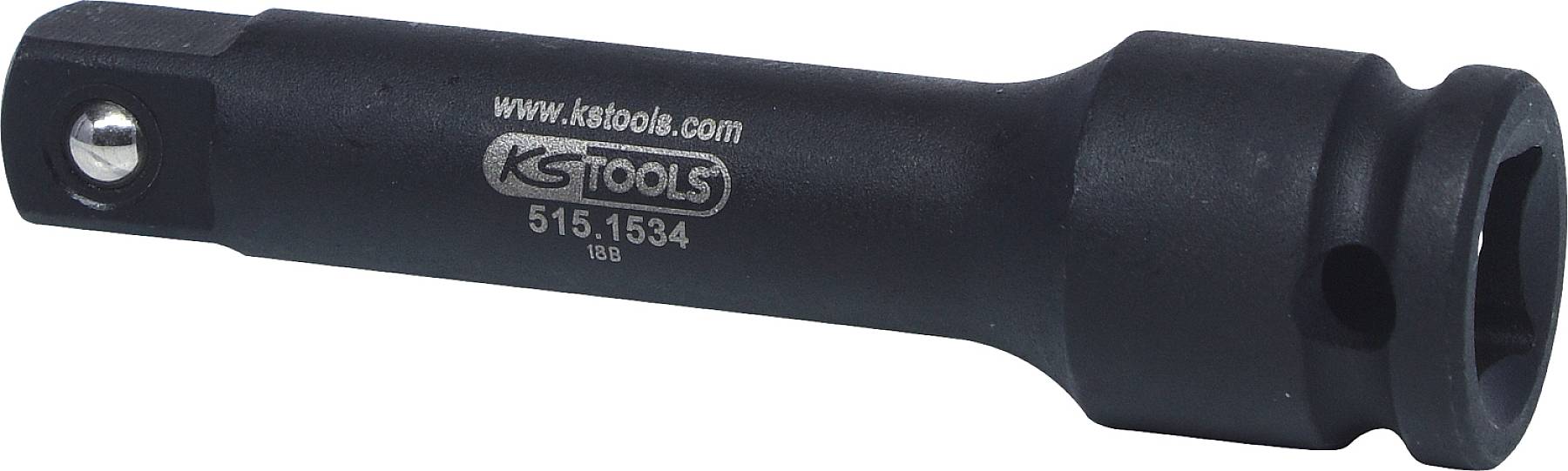 'KS Tools'-Verlängerung für Steckschlüssel mit Aufschrift und Artikelnummer. Geeignet für den Gebrauch in Werkstätten oder Heimwerken.