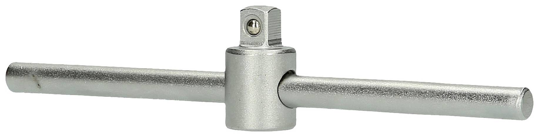 Ein Steckschlüsselgriff mit T-Form aus Metall, zur Drehmomentübertragung bei Schraubarbeiten.