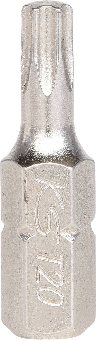 Metallischer Torx-Schraubbit mit der Gravur 'T20', verwendet für Schraubverbindungen.