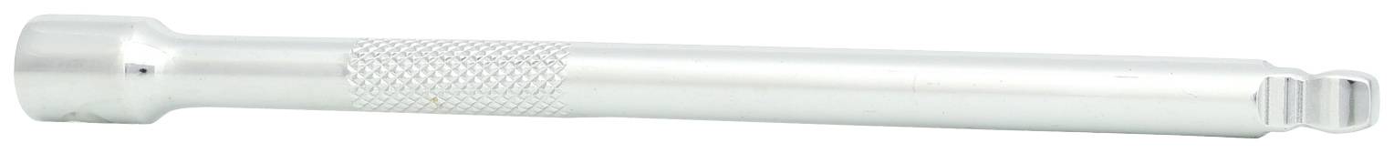 Metallschraubendreher mit geriffeltem Griff, silberfarben.