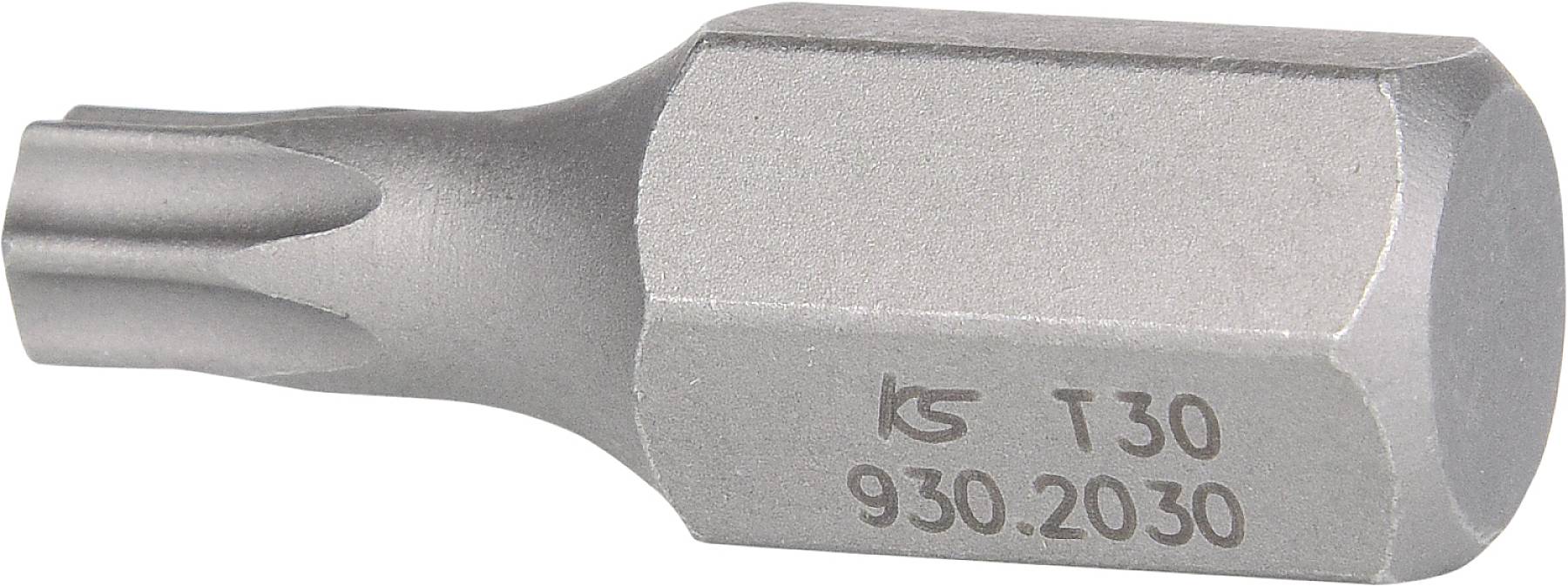 Bitsatz mit Aufschrift 'KS T30 930.2030', zeigt T-Profil, verwendet für Schraubverbindungen.