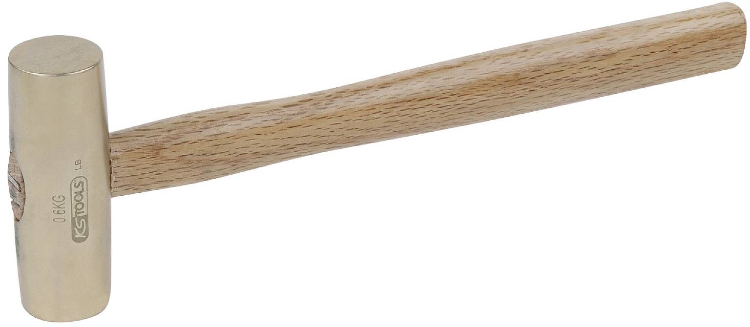 Ein kleiner Hammer mit hellem Holzgriff und Metallkopf, geeignet für präzise Arbeiten.