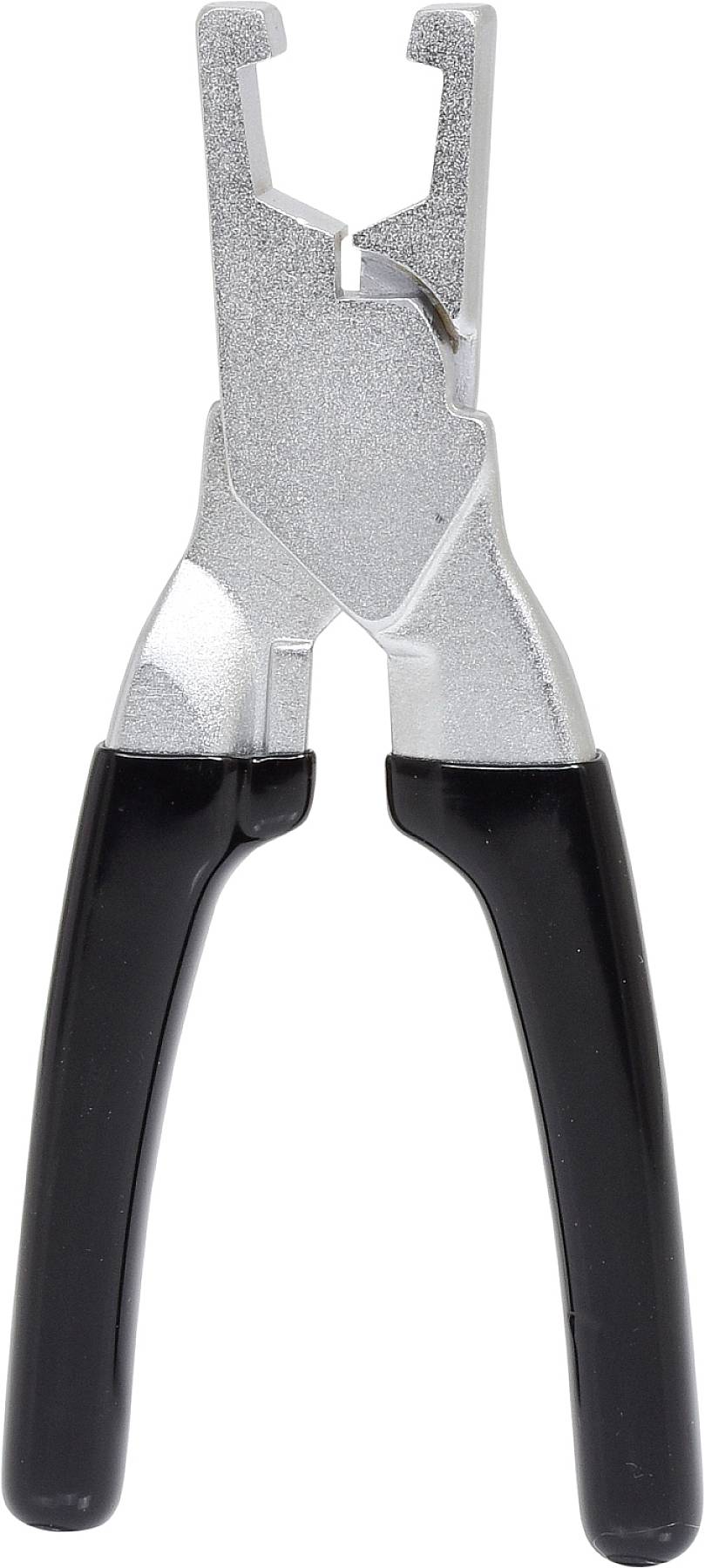 Zange mit schwarzem Griff, geeignet zum Bauen, Reparieren oder für handwerkliche Arbeiten.
