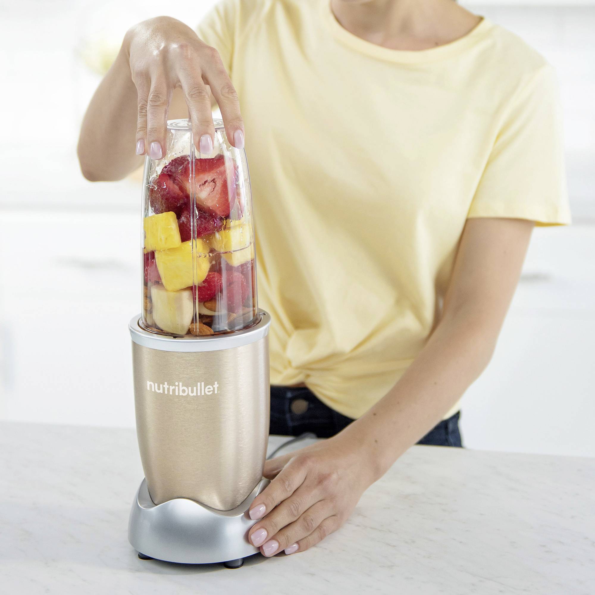 NUTRiBULLET NB910CP Standmixer 900 W BPA-frei Champagner