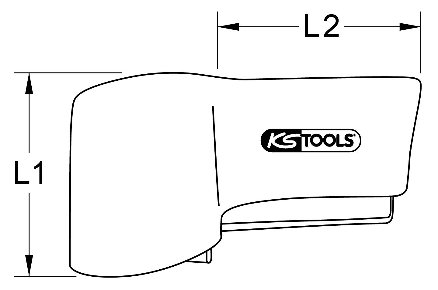 KS Tools 117.1799 Abdeck- und Schutzhaube mit Schutzisolierung, 130 mm Abdeck- und Schutzhaube PVC 1 St.
