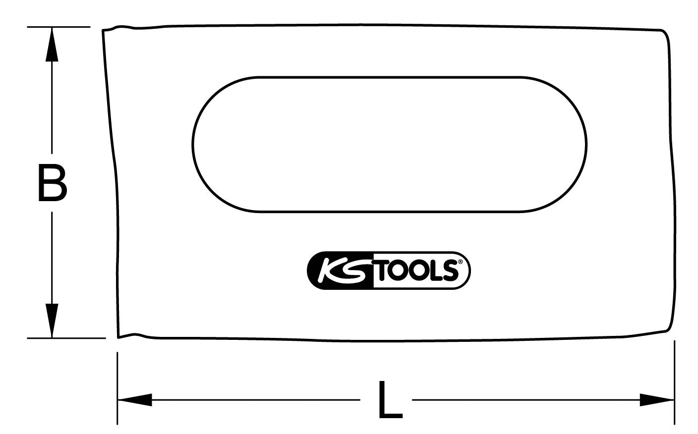KS Tools 117.4223 NH-Schutzkappe mit Schutzisolierung, 2 Federkontakte NH-Schutzkappe PVC 1 St.