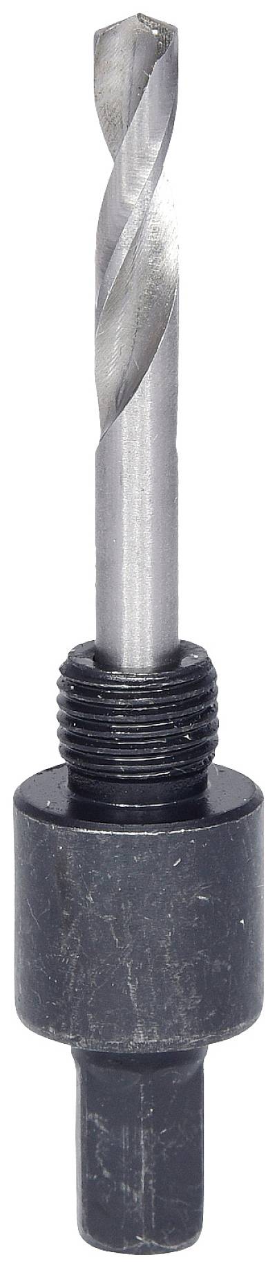 Metallbohrer mit schwarzem Schaft und grauer Spitze, geeignet für präzises Bohren in Metalloberflächen.