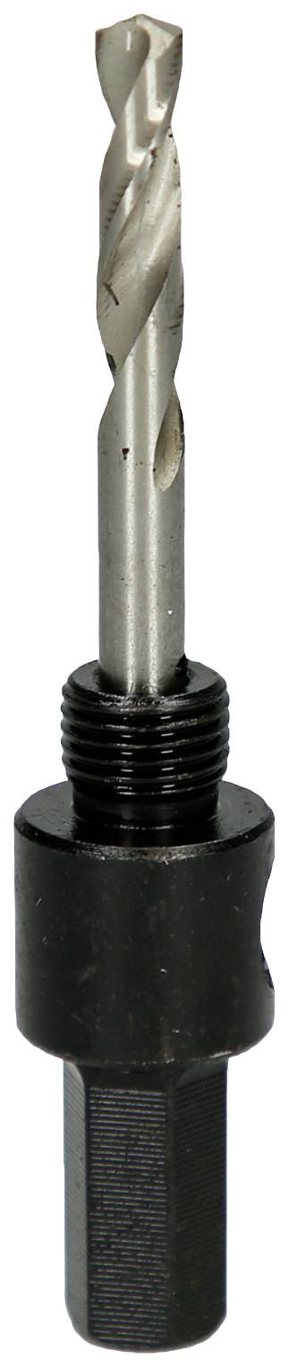 Metallbohrer mit schwarzem Schaft und silberner Spitze.